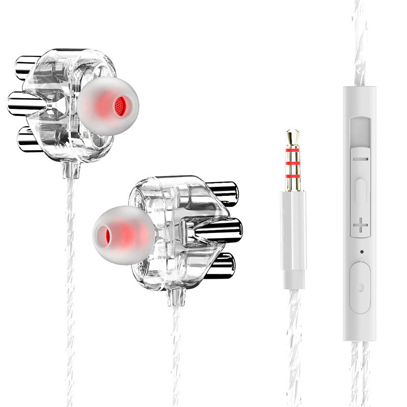 Transparent in-ear headphones