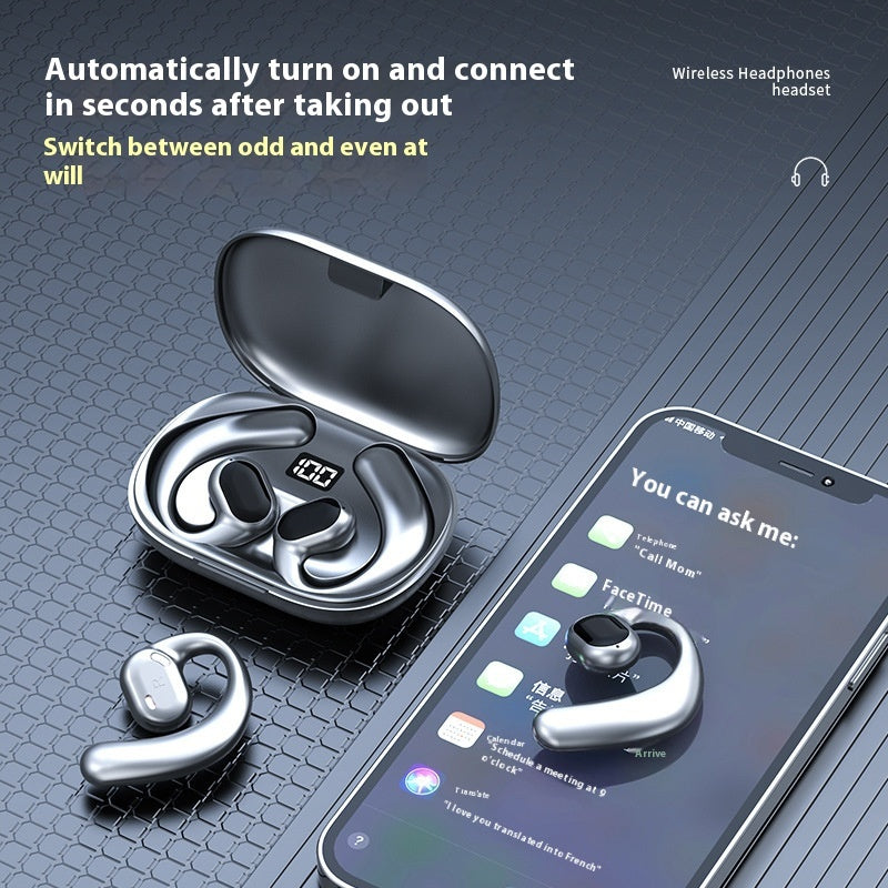 Ear-mounted Bluetooth Headset Non In-ear